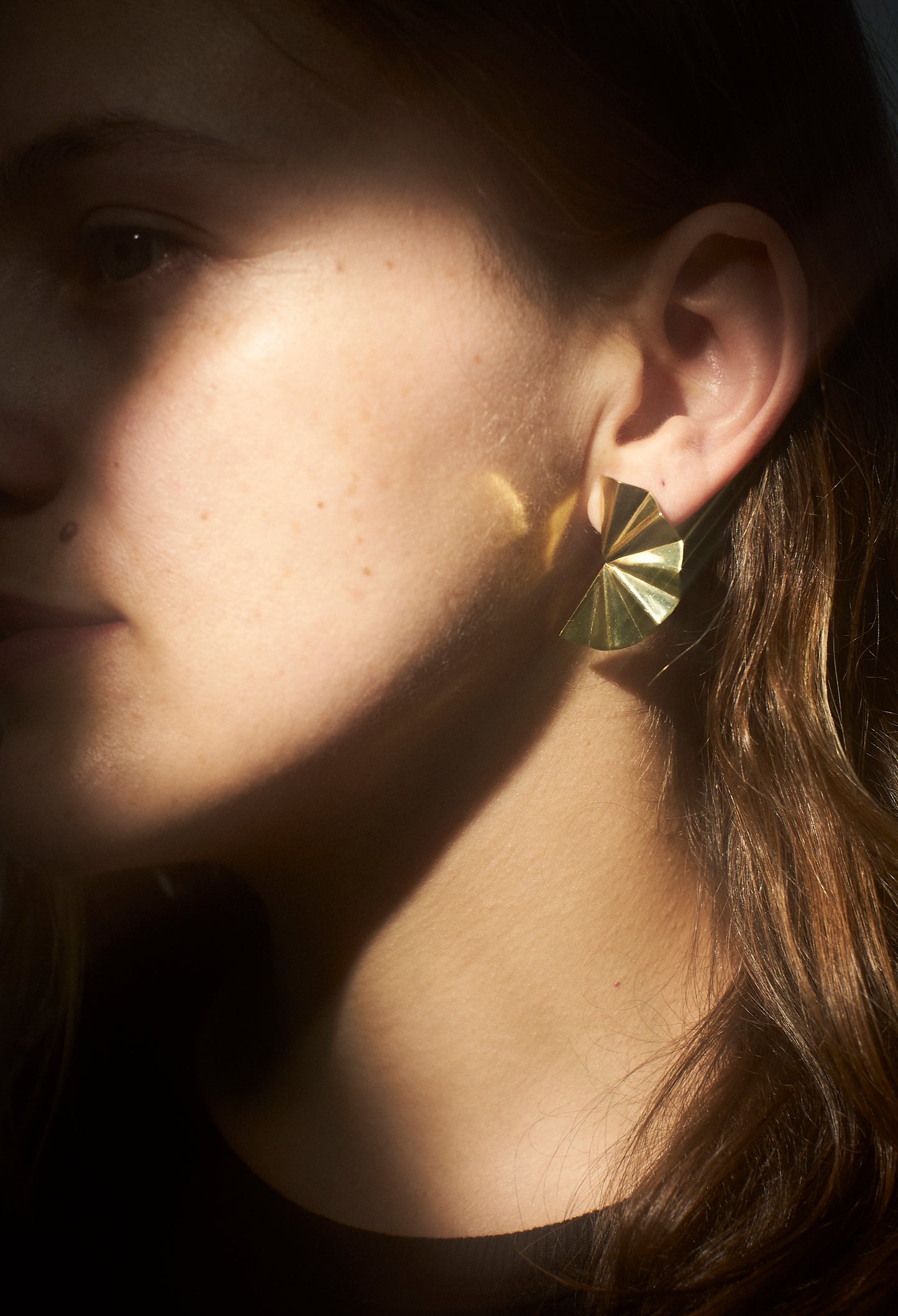 Abanico Earrings - Silver