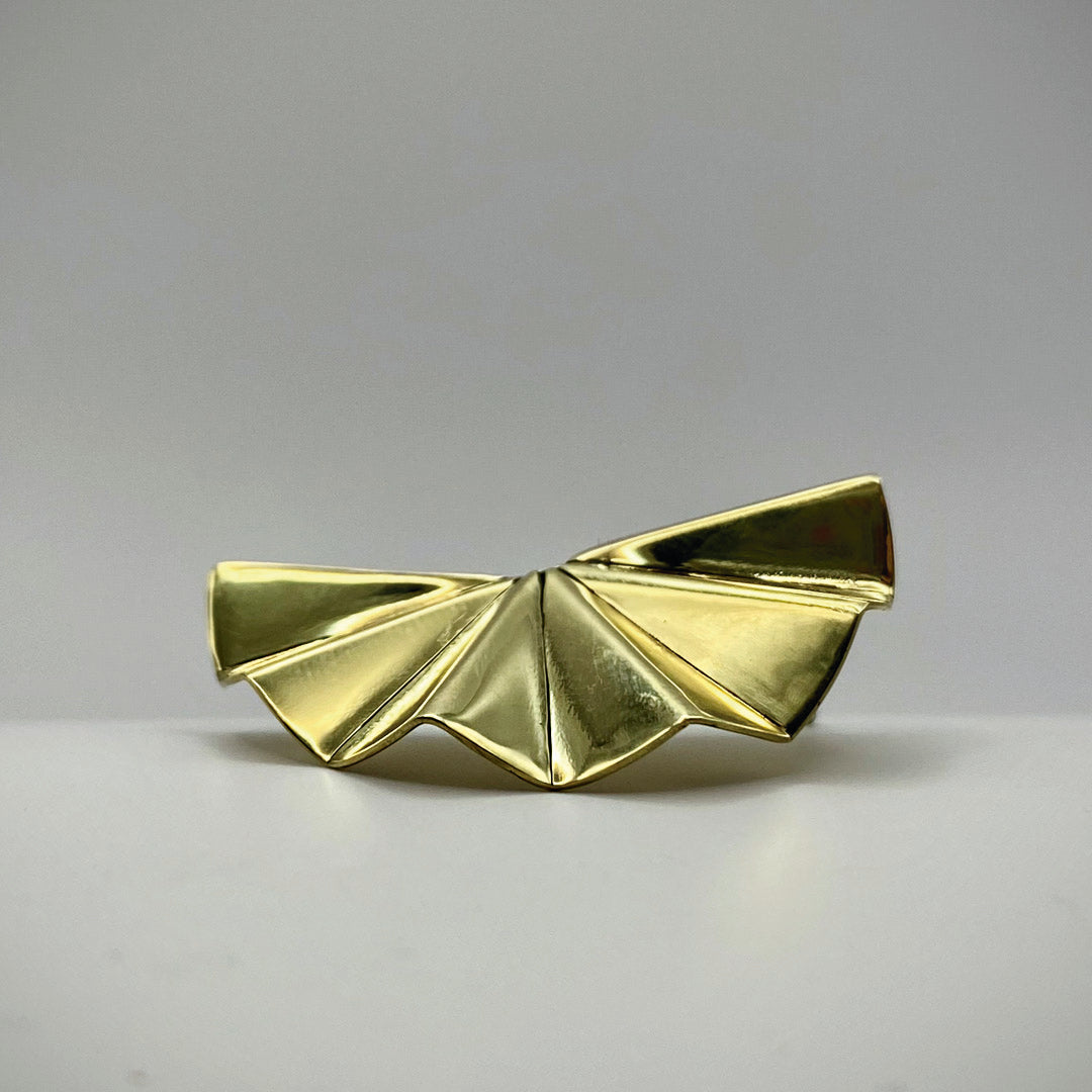 Abanico Earrings - Bronze
