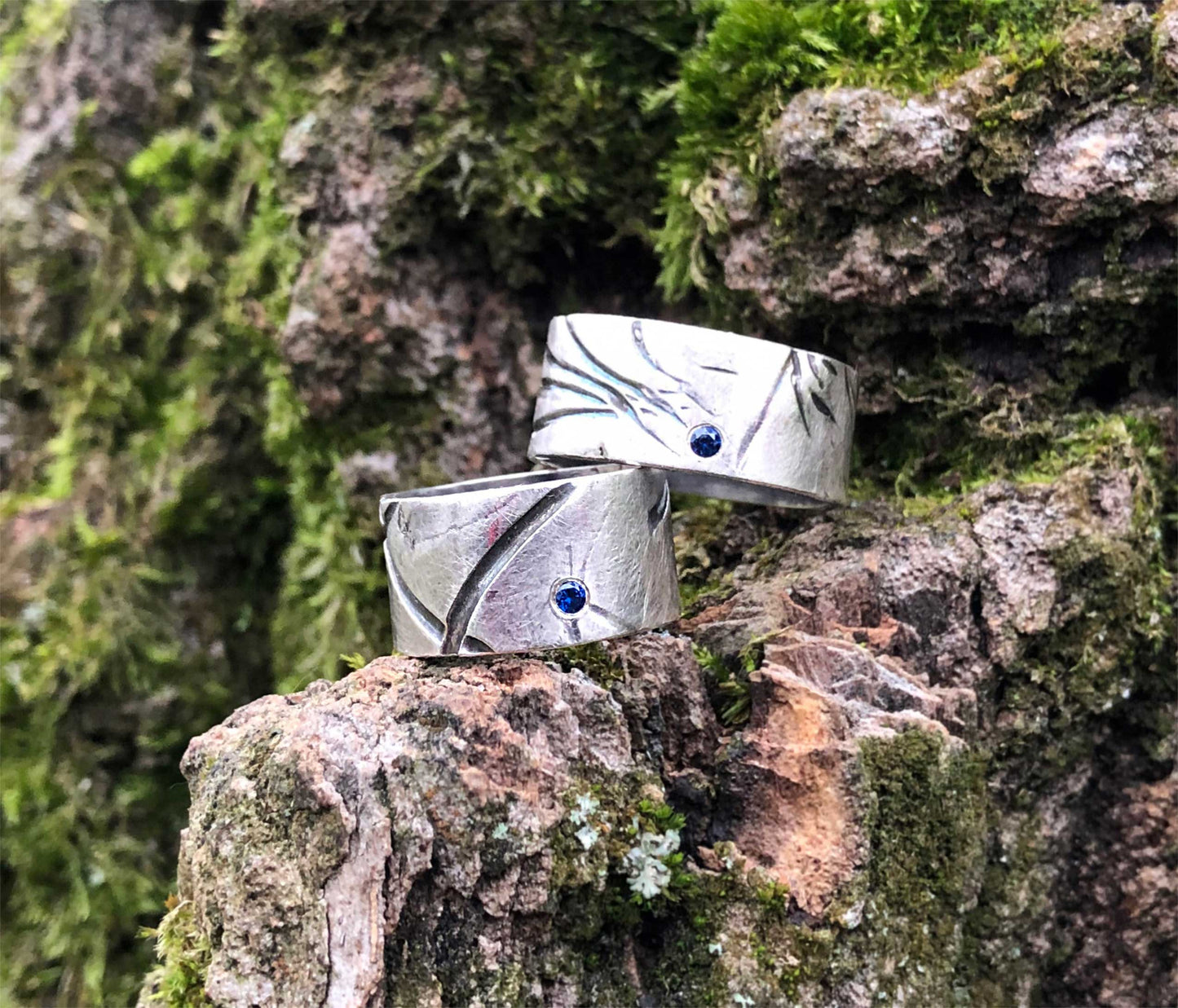 Texture & Blue (pair)